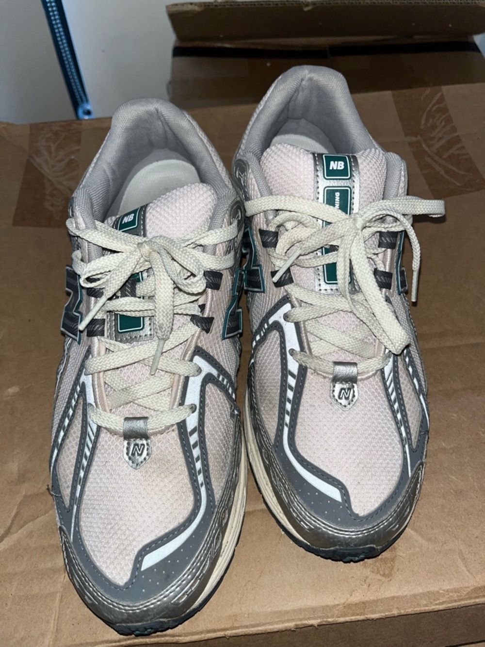 New Balance Pink and Gray Athletic Sneakers